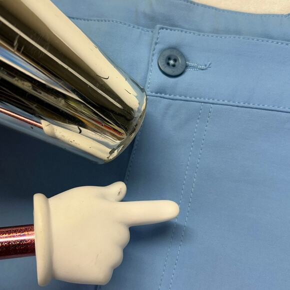 Huk Fishing Chino 6.5" Mens XXXL Blue Performance Shorts 44x6.5 Elastic Waist - Picture 11 of 16